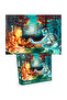 2 Piece 1000 Piece Puzzle - Toscana and Fire and Water - 3