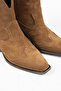 Ellinor Women's Genuine Leather Western Tan Boots - 6