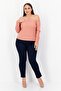 Women Off The Shoulder Neck Long Sleeves Button Top, Dusty Pink - 4