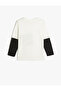 T-Shirt Long Sleeve Crew Neck Space Printed Cotton - 2