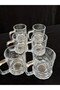Glass Cup with Handle, Glass Cup, Tea and Coffee Cup, Glass 120 Ml, 6 Pieces - 8