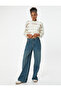 Knitwear Sweater Tulle Detail Crew Neck Long Sleeve - 2