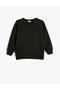 Oversize Basic Sweatshirt Long Sleeve Crew Neck Hooded