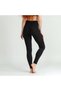 High Waist Push up Printed Stretchy and Waist Lower Back Strengthening Sports Fitness Pilates Yoga Black Leggings - 2