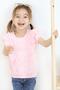 Girl's T-Shirt Laced 1.5-5 Years, Pink - 5
