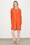 T-patterned rayon tunic with wick detail creamy tile - 3