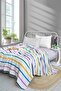 Natural Pique Printed Double Funny Yellow-Lilac - 4