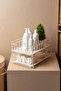 Stairs Two Tiers Metal Drawer Organizer