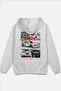 Supra 2Jz Racing Car Car Back Printed Hooded Semi Oversized Sweatshirt Ecru Hoodie 1209