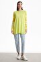 SLEEVES STRIPED BASILC RAYON KNIT TUNIC LIME - 2