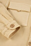 Boy's Beige Jacket with Pocket Detail - 4