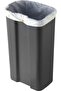Della Stainless Steel Rectangular Step Waste Bin with Soft Close Lid, 12-Liter - 6