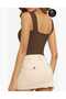 Women's Brown Wide Strap Square Collar No Inner Silk Jersey Body - 3