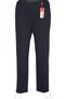 Women's Nazli Winter Plus Size Unlined Navy Blue Trousers