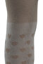 Girl's Cotton Heart Pattern Pantyhose Beige - 2