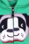 Boy's Tracksuit Set with Dog Embroidery, Age 1-4, Green - 3