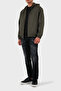 Cotton Logo Regular Fit Zippered Hooded Raincoat Men's Raincoat 6D1Md3 1Jhsz - 3