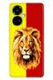 Camon 19 Pro Case Modern Design Silicone Patterned Yellow Red Piece Lion - 4