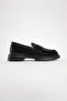 Babel Black Suede Black Stone Women's Loafer Shoes - 4