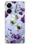 Xiaomi C65 - Redmi 13C Case Pictorial Printed Silicone Orchid Flower