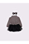 Children's Cotton Printed Fabric Ruffle Dress and Headband - 4