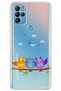 Gm 21 Pro Case 0.4mm Laser Cut Silicone Cover Birds