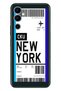 Pova Neo 2 Case Silicone Patterned Illustrated Uv Cover New York Airplane Ticket - 2