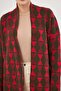 Women's Red Long Patterned Knitwear Cardigan Arm-25K 012005 - 2