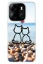 Spark Go 2023 Case with Camera Protection Silicone Patterned Picture Uv Cover Love of Cats