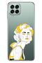 Samsung Galaxy M33 Compatible Case 0.4mm Laser Cut Silicone - Face Art