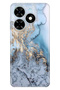 Spark Go 2024 Compatible Case Pictorial Printed Nano Silicone Antic Marble