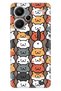 Xiaomi Redmi Note 13 Pro Plus 5g Compatible Case Silicone Illustrated Cat Without Conscience