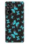 Casper Via X40 Case Pictorial Printed Nano Silicone Blue Butterfly