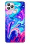 Gm 22 Plus Compatible Case 0.4mm Laser Cut Silicone Stock: Blue Pink Illusion
