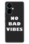 Camon 19 Pro Case Modern Design Silicone Patterned No Bad Vibes