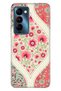 Camon 18 Compatible Premier Case Silicone Moderna Patterned Lace Flower