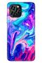 C21 Pro Case Silicone Patterned Illustrated Uv Cover Blue Pink Illusion