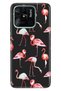 Xiaomi Redmi 10C Case Silicone Tioserisi Patterned Illustrated - Flamingo