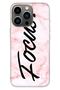 iPhone 14 Pro Max Case Silicone Moderna Pictorial Patterned Focus Marble