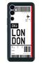 Pova Neo 2 Case Silicone Patterned Illustrated Uv Cover London Air Ticket