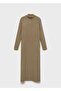 Knot Dress with Zipper - 3