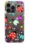 iPhone 14 Pro Max Case Silicone Moderna Illustrated Patterned Colorful Ladybugs