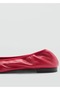 Lace-up Detailed Leather Ballerinas - 5