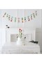 Flower Themed Girl Birthday Party Set Wall Decoration Cake Decoration Toothpick - 5