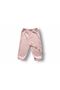 Pink & Heart Embroidered 3-Piece Baby Girl Set - 100% Cotton & Sweatshirt Baby Set - 5