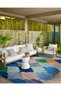 Paris Collection Multicolor Pathcwork Puzzle Patterned Creative Modern Decorative Carpet 125 - 2