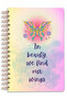 جدول أعمال A5 Spiral Timeless Planner Butterfly مع صفحات تحفيزية (BUTTERFLY)