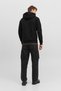 Jjebradley Sweat Zip Hood Noos Black 12249342 - 2
