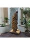 Wooden Pine Wood Walnut Napkin Holder - 4