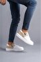 Slw155 Warrior Laced and Zippered Leather Suede Men's Casual Sneaker Shoes Bt White/Cream - 3